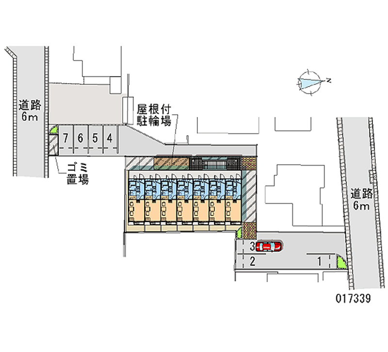 17339 Monthly parking lot