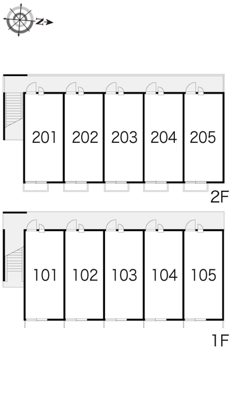 レオパレスエスポワール 間取配置図