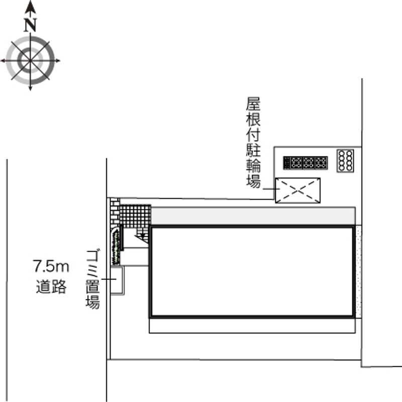 レオパレスエクセル御幣島 配置図