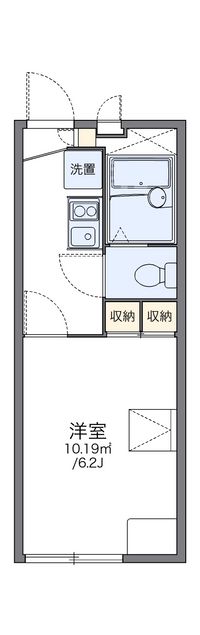 レオパレスフィレンツェ赤坂Ⅰ 間取り図