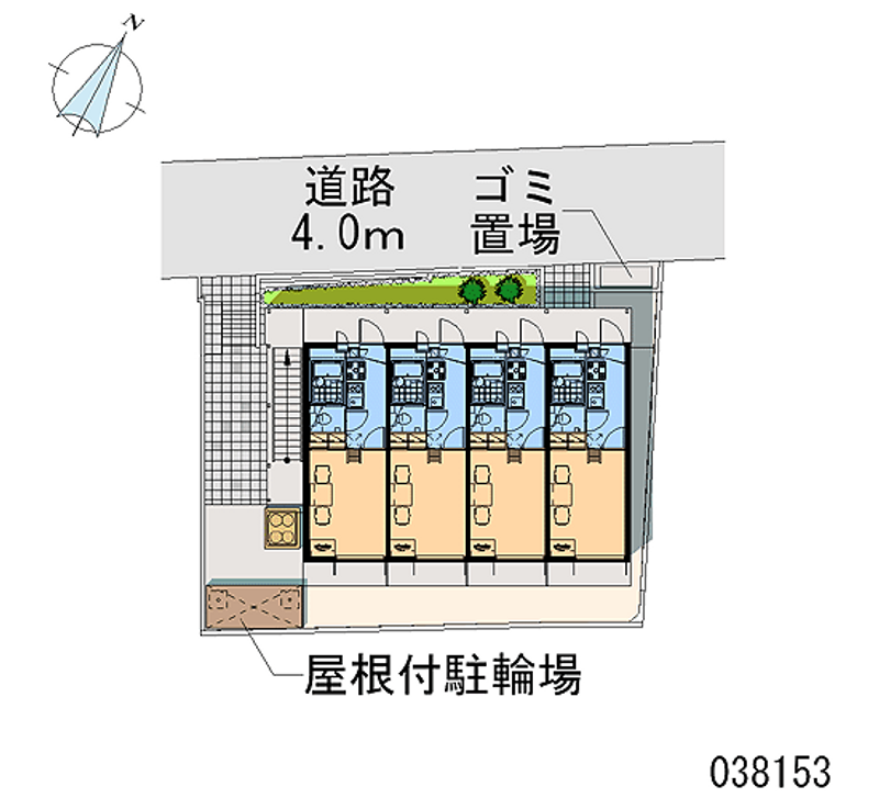 レオパレスカームヴィラ 区画図