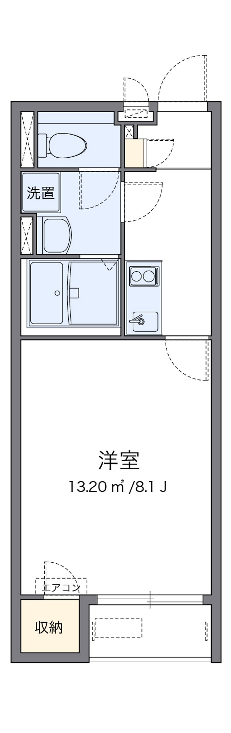 クレイノオークタウンⅣ 間取図