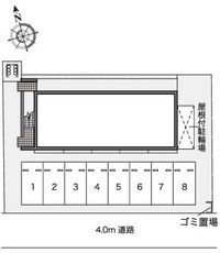 レオパレス椿 駐車場