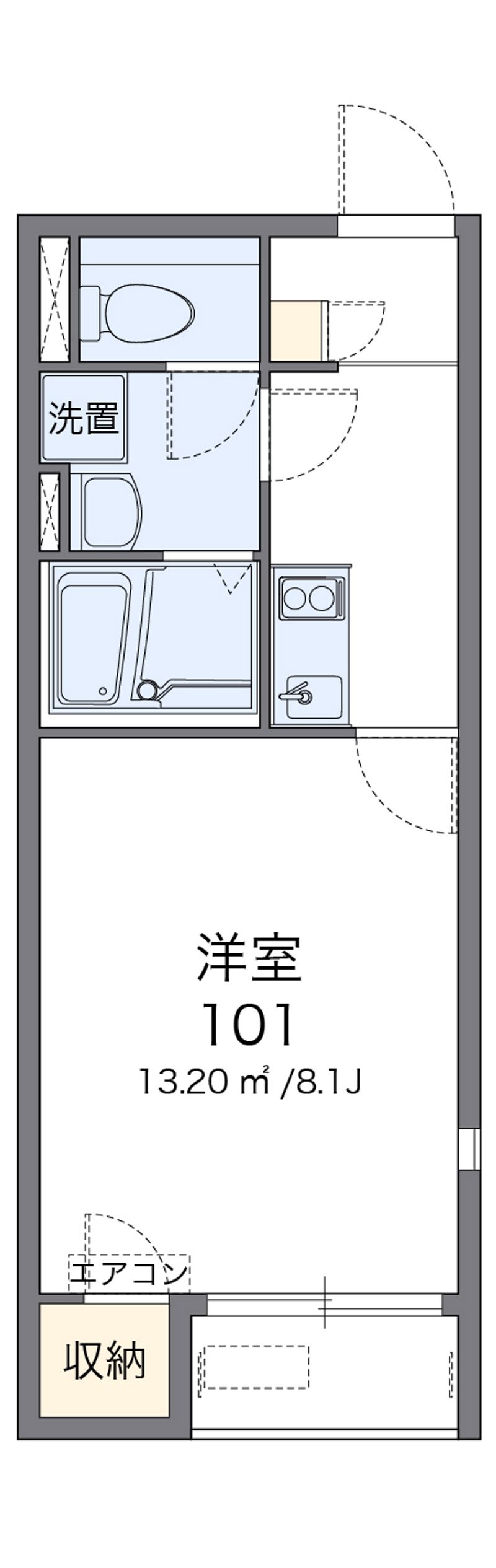 レオネクストヤマヨシ 間取図