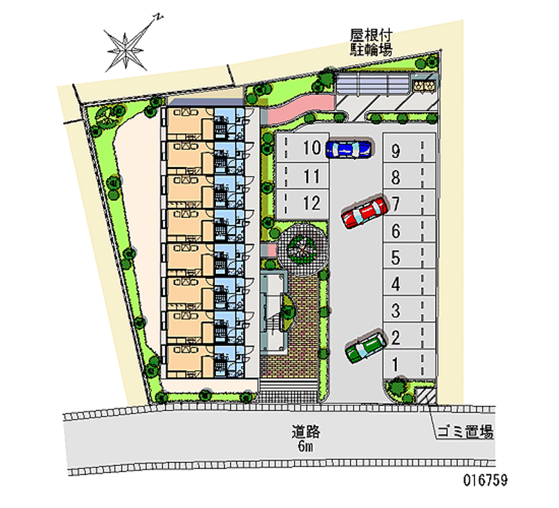 16759 Monthly parking lot