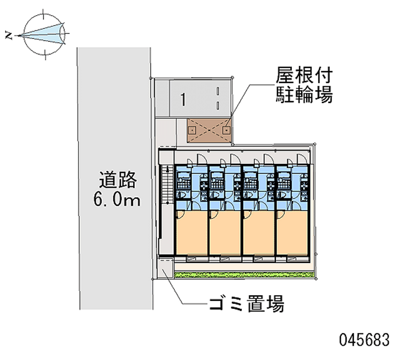 レオパレスフローリッシュⅡ 月極駐車場