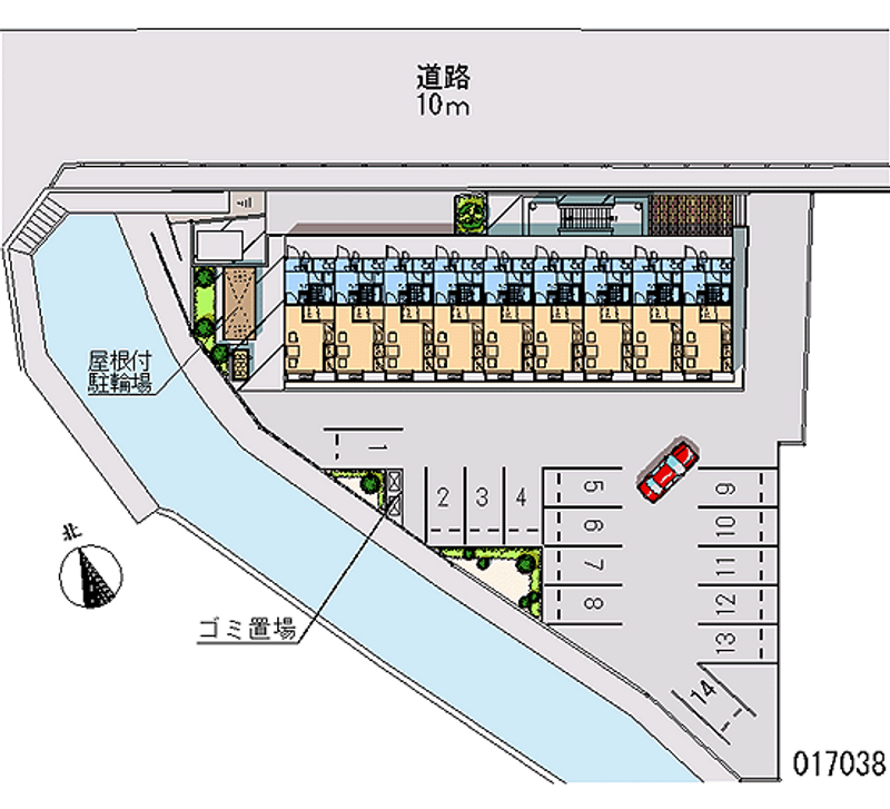 17038 Monthly parking lot