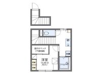 レオパレス川名駒方 間取り図