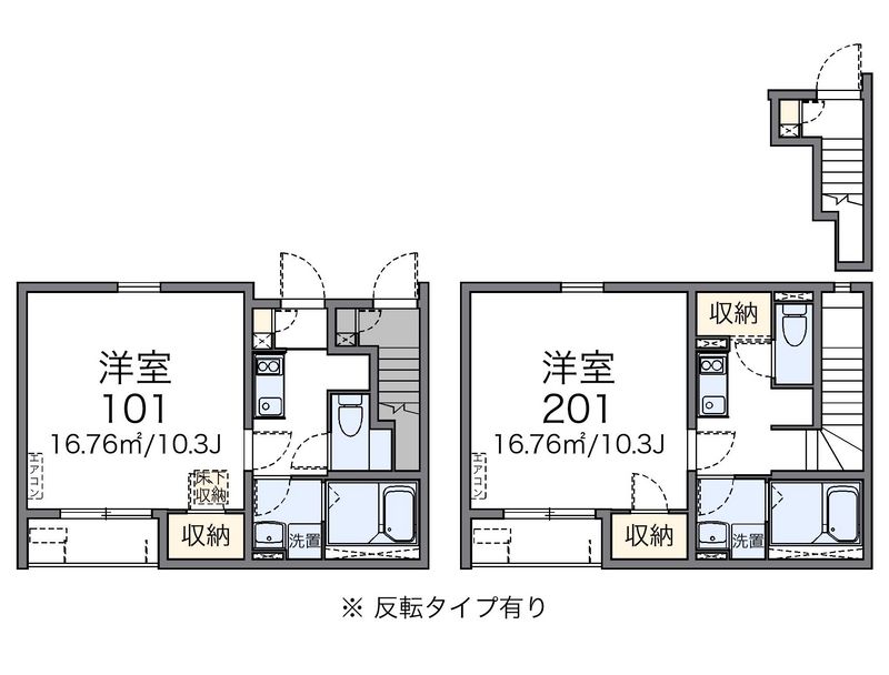 レオネクストＦＵＴＡＢＡ　Ⅱ 間取図