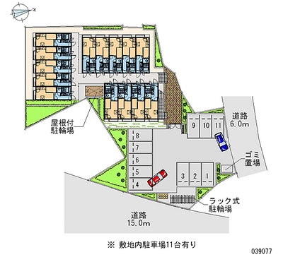 39077 Monthly parking lot