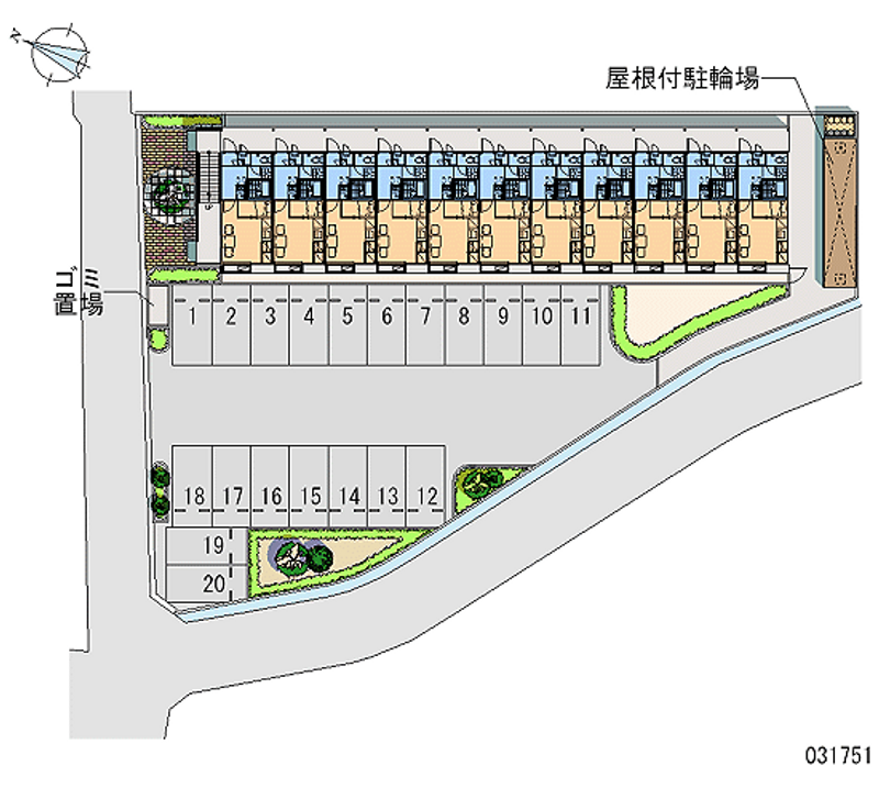 31751 Monthly parking lot