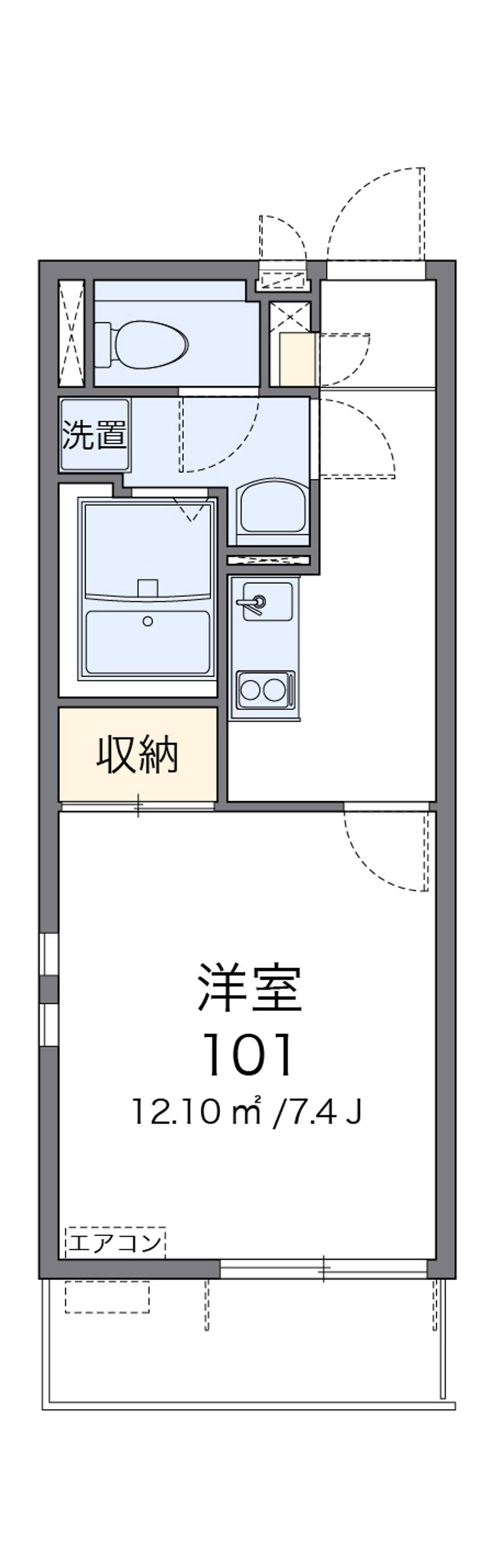 クレイノ木更津金田東 間取図