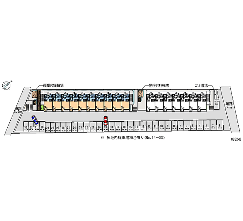 レオパレス大平ＫⅠ 月極駐車場