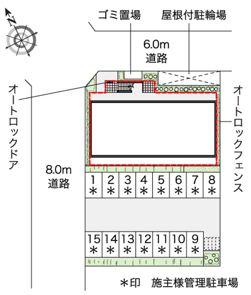レオネクストトップアイランドⅡ 配置図