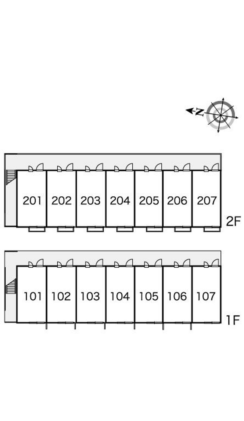 レオパレスＺＥＲＯ 間取配置図