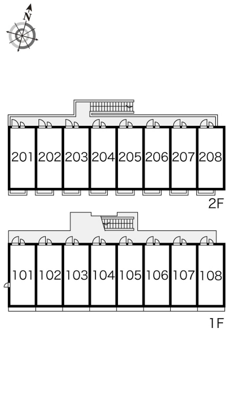 レオパレスレッツ 間取配置図