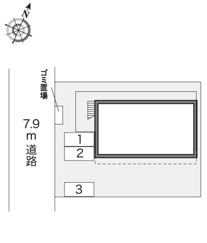 レオパレスアトネス 配置図