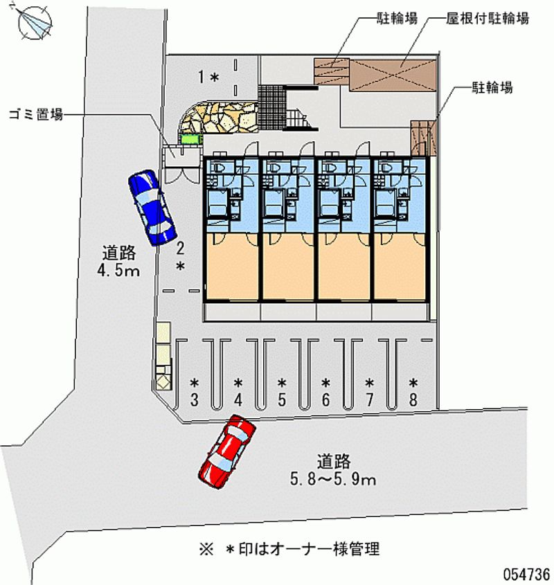 レオネクストｍｉｒａｉｅ　西新 区画図