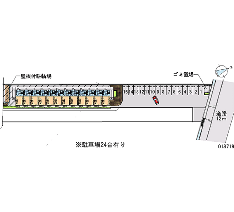 18719月租停車場