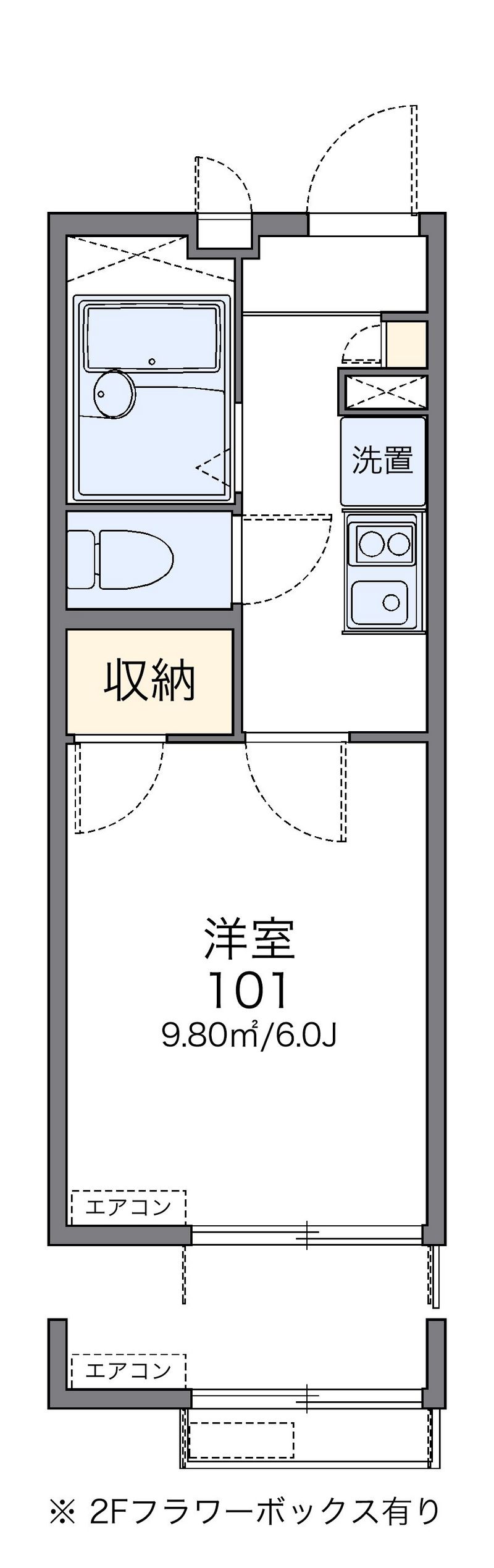 レオパレスエレガンテⅡ 間取り
