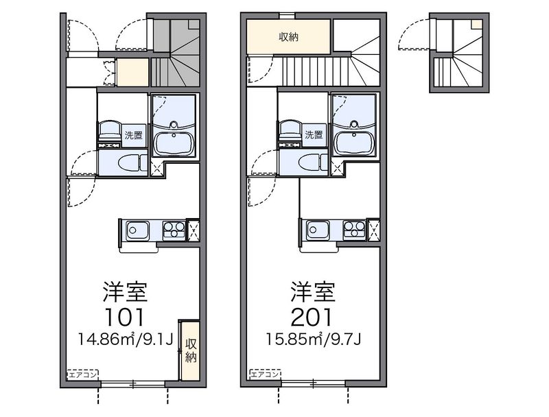 レオネクストはなみずき 間取図