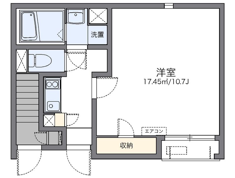 レオネクストカワセミ 間取図