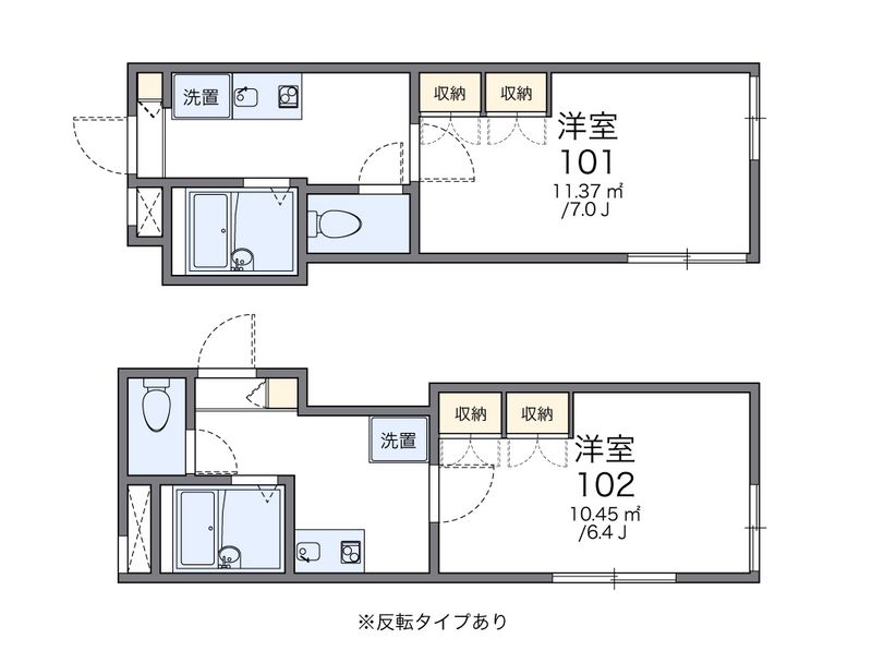 レオパレスドミール久が原 間取図