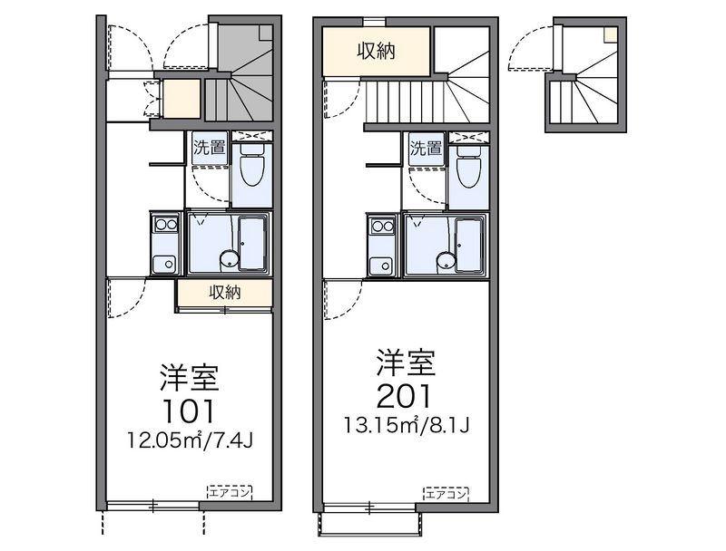 レオネクストロッソ　ナカハマ 間取図