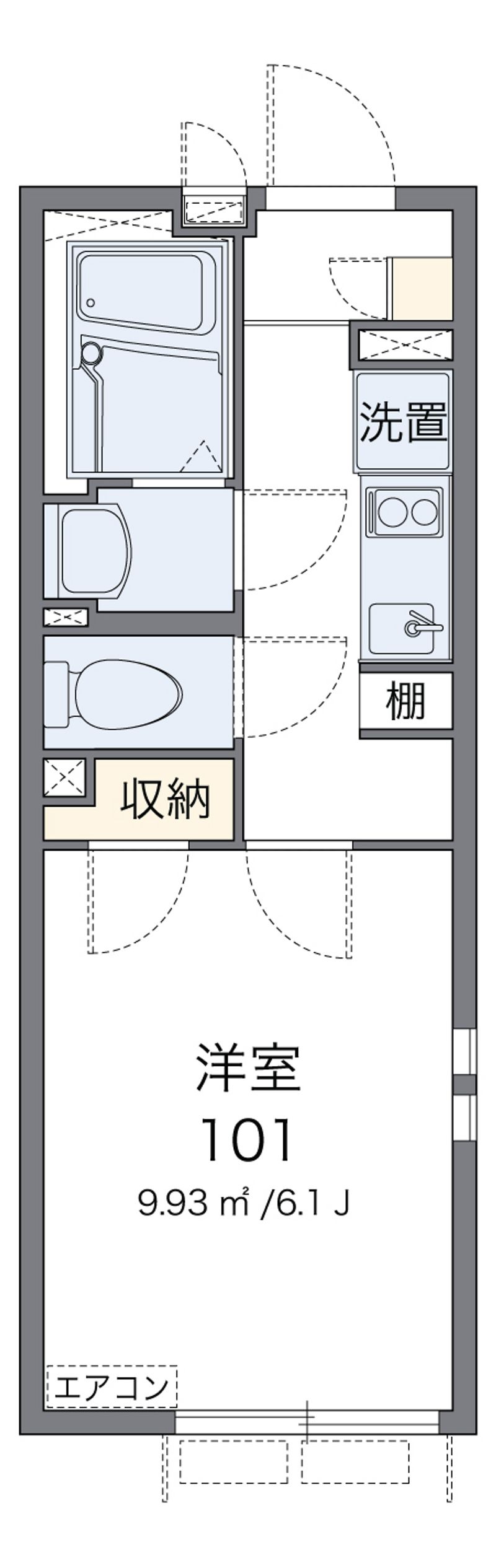 クレイノシャーロック　ホーム 間取図