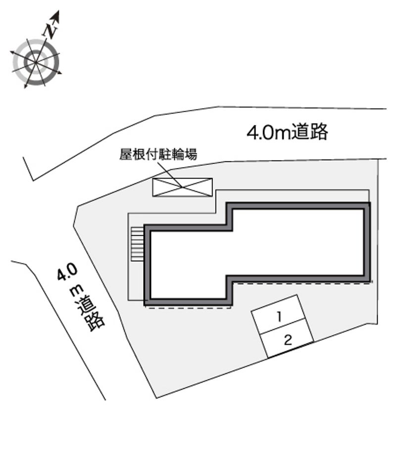 レオパレス千鳥 配置図