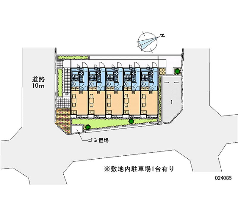 レオパレスａｓａｈｉｍａｃｈｉ 区画図