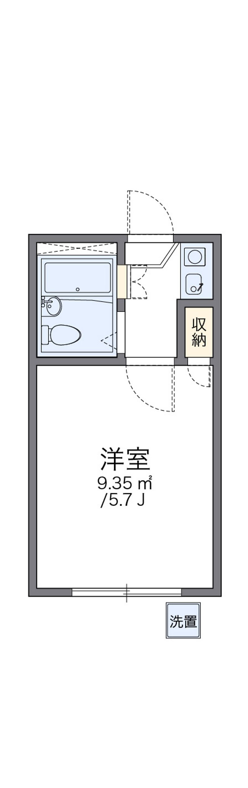 レオパレスさがみ野第８ 間取図