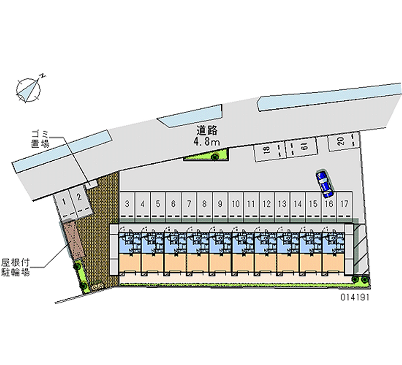 14191月租停車場