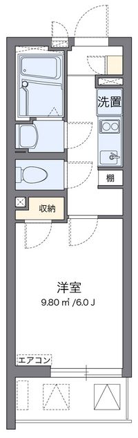 クレイノフローラ奥戸 間取り図