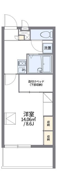 レオパレスｍａｎｏｎ２ 間取り図