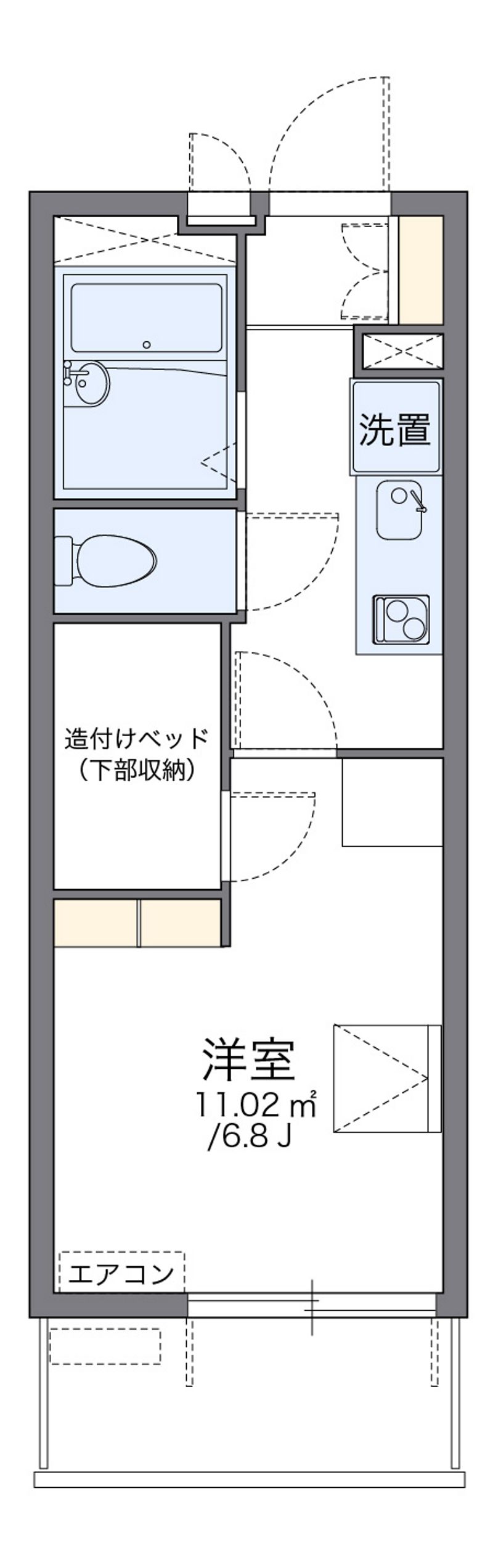 レオパレスＩＥＹＡＳＵ 間取図