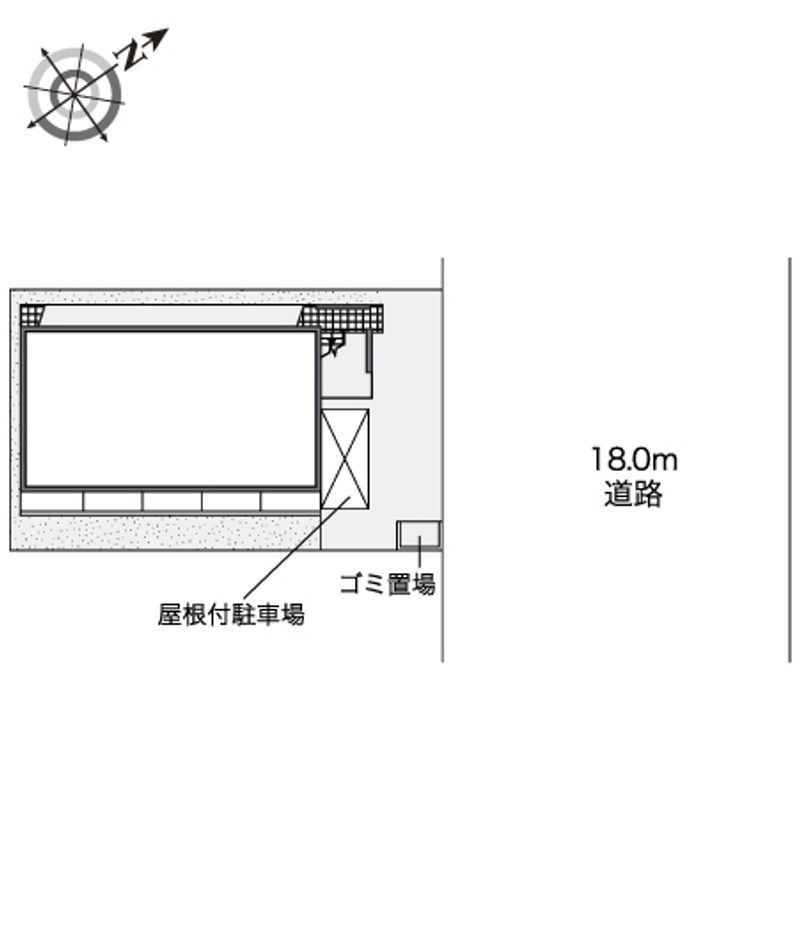 レオパレスアベニューⅡ 配置図