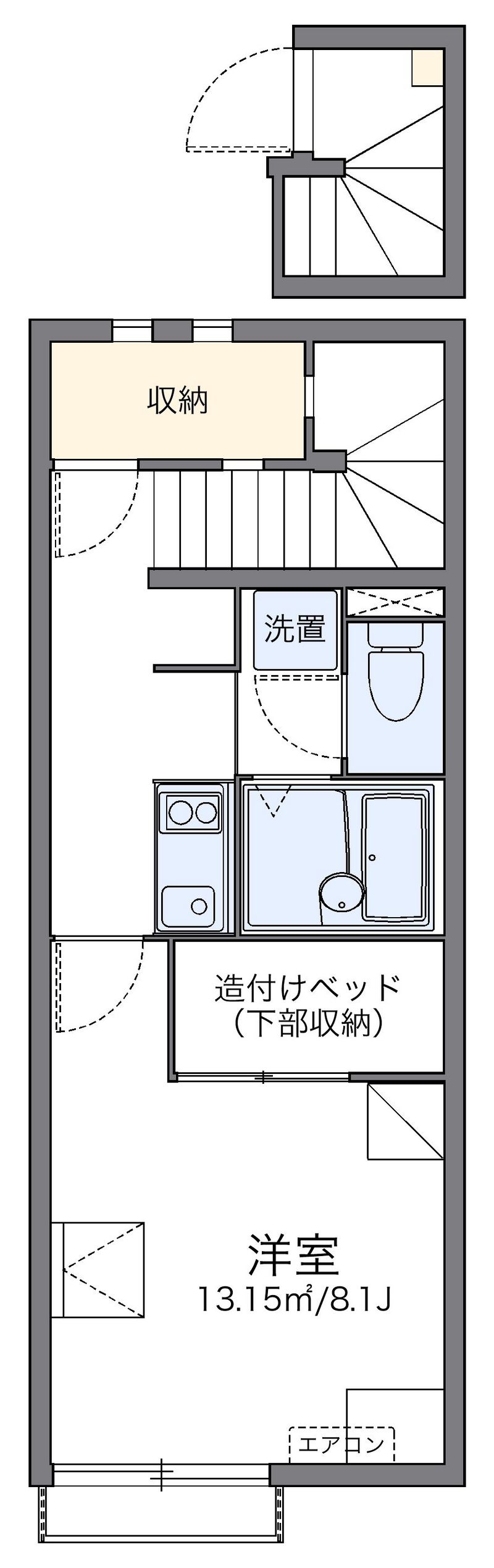 レオネクストフキ 間取図