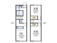 レオパレス東 間取り図