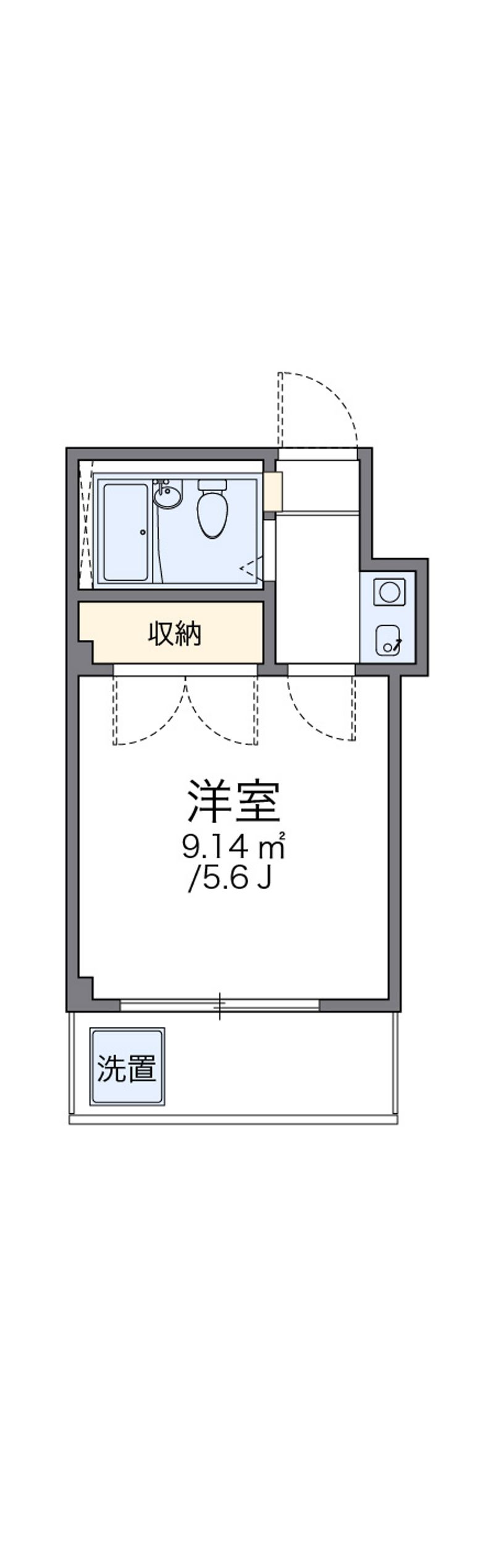 レオパレス春吉 間取図