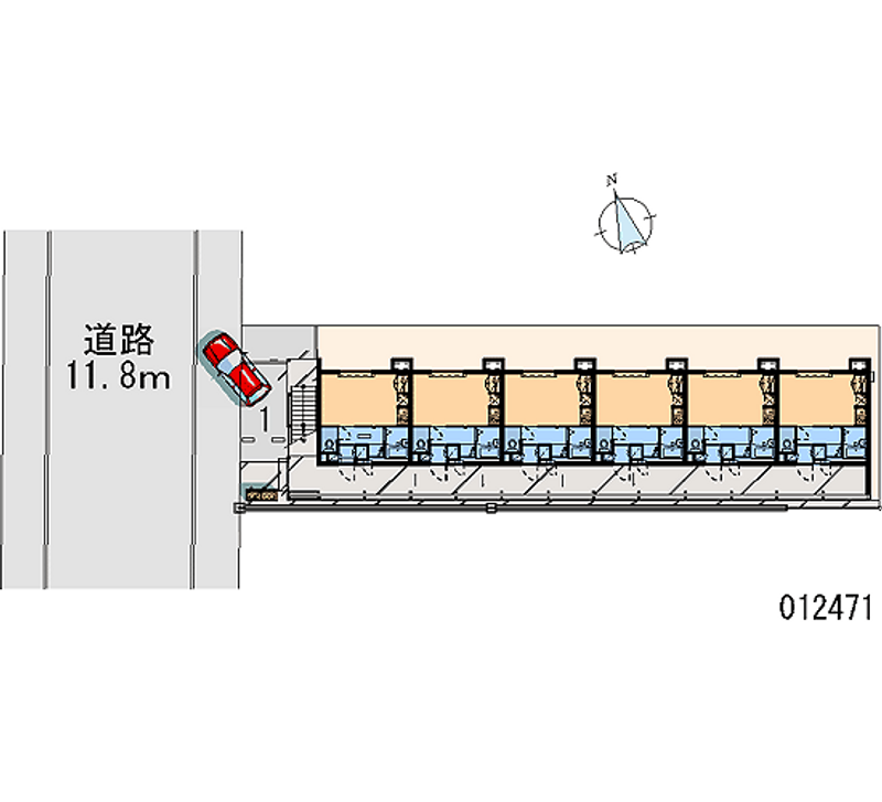 レオパレスＷｏｏｄｙＢｅｌｌ 区画図