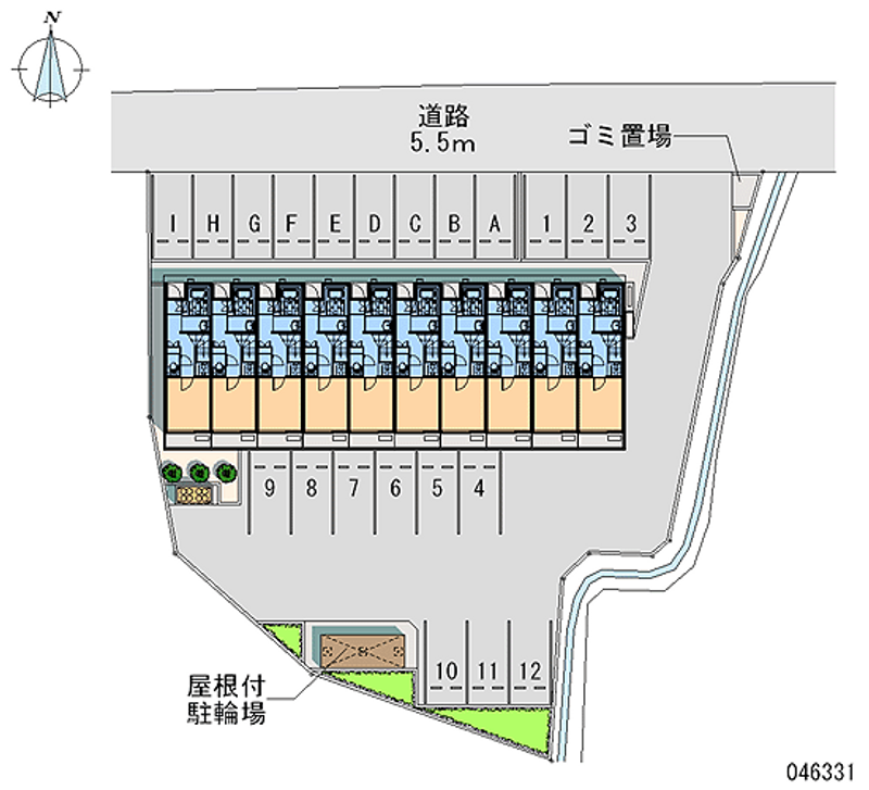 レオネクスト桜道 月極駐車場