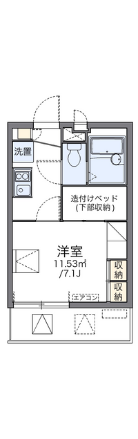 レオパレスＨＯＰＥ京坪 間取り図