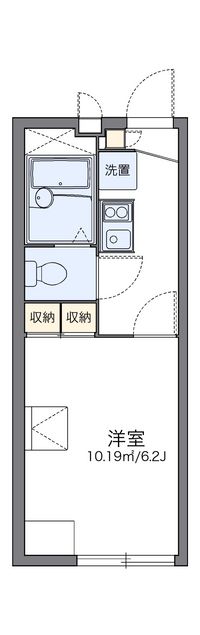 レオパレスシャンブル高殿 間取り図