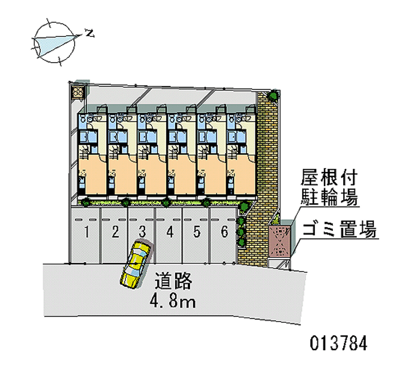 レオパレスピクシー八ヶ崎 月極駐車場