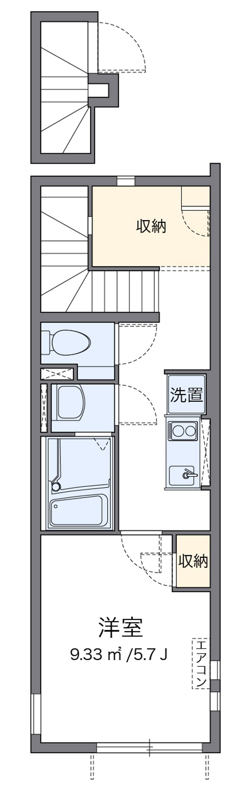 クレイノＮＨⅡ 間取図