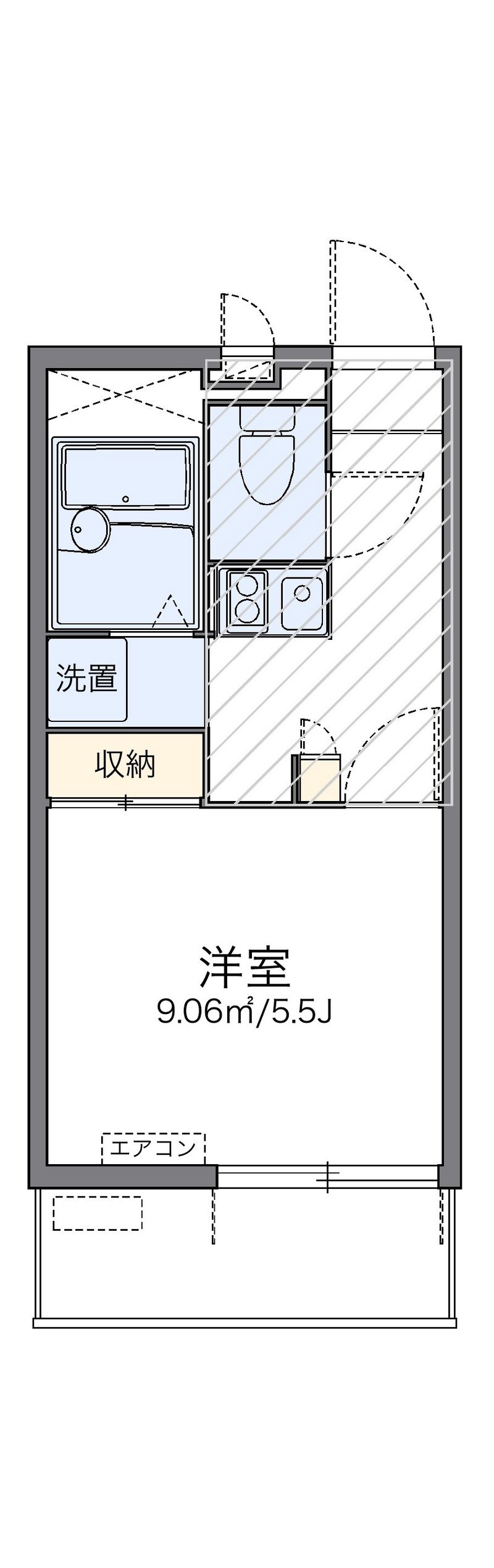 レオパレスアルメリア 間取り
