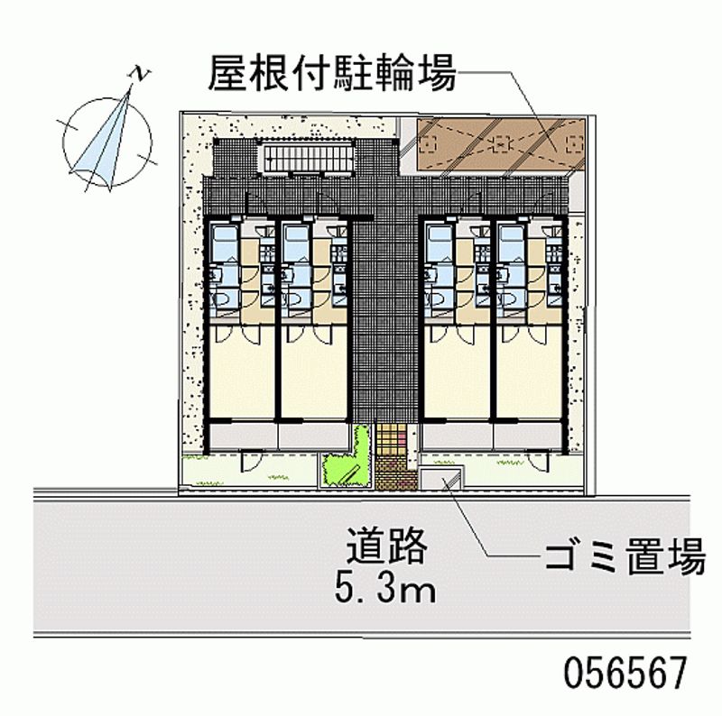 クレイノ春日 区画図