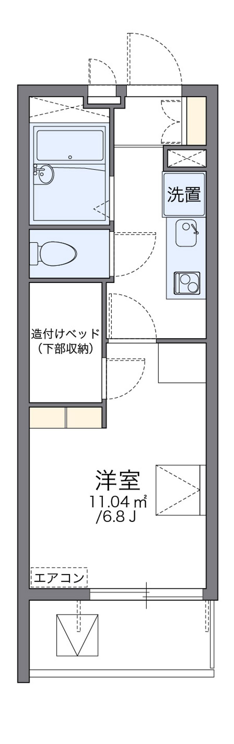 レオパレスＲＡＩ 間取図