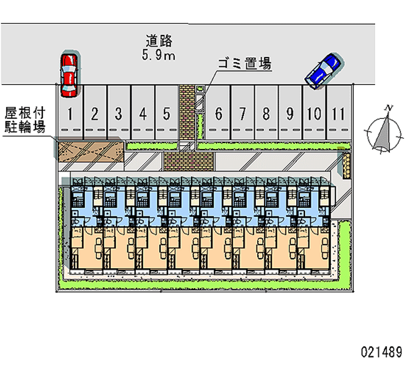 21489 bãi đậu xe hàng tháng